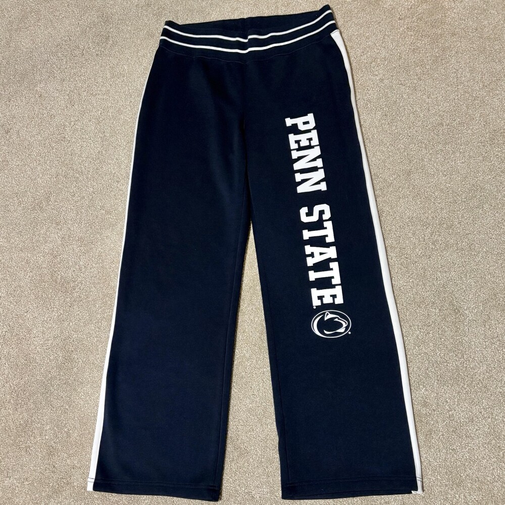 Penn State Womens Sweatpants Small Nittany Lions Navy Blue White, Sz M